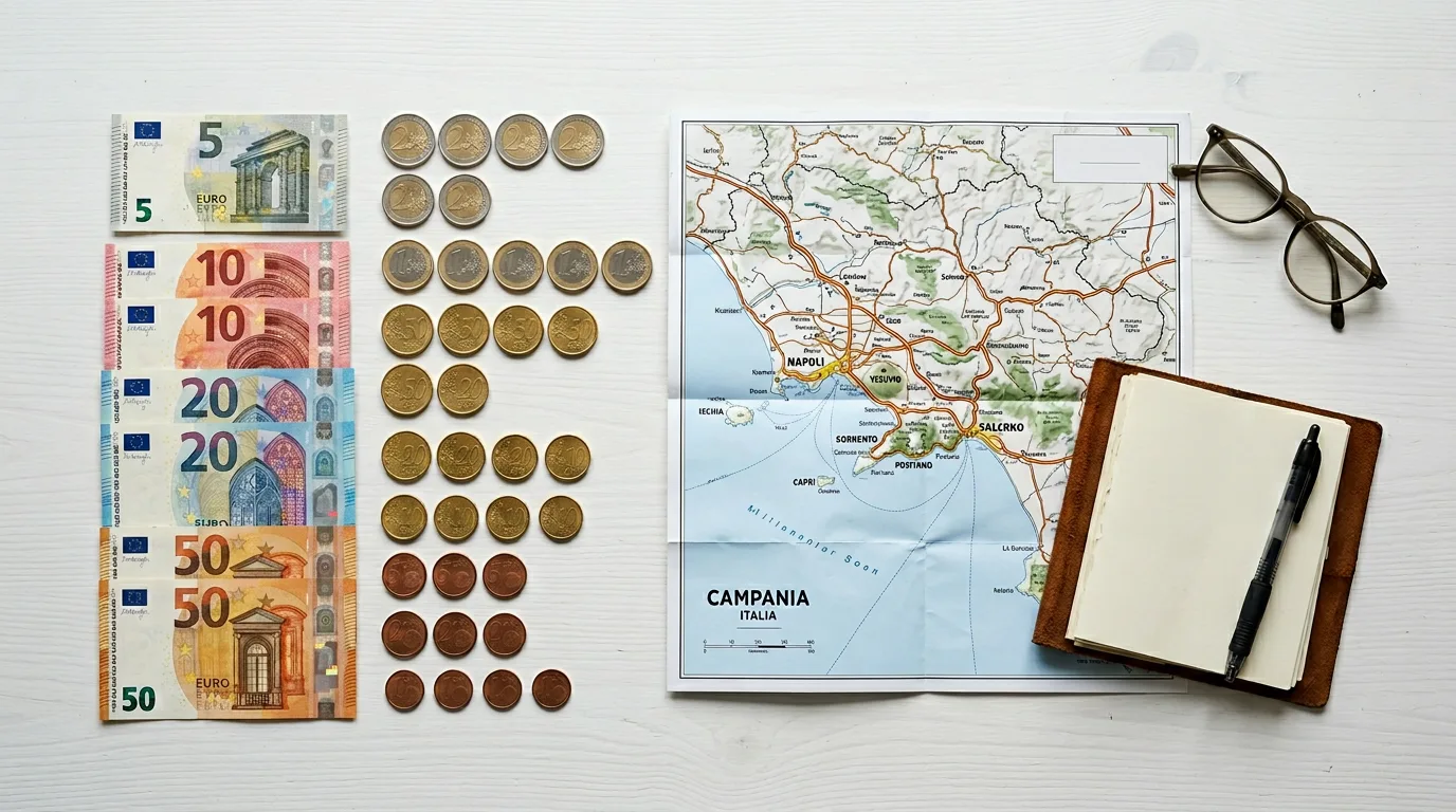 Planowanie budżetu na bilety i podróż do Pompejów